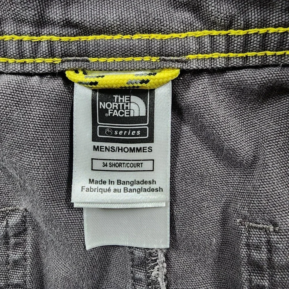The North Face Pants Mens 34x28 Gray Regular Fit Cargo Canvas Workwear Casual